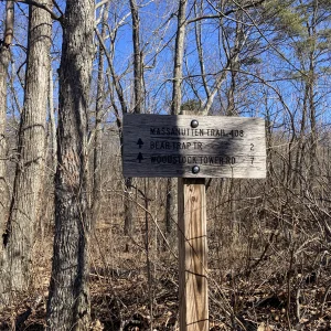 Trail head sign