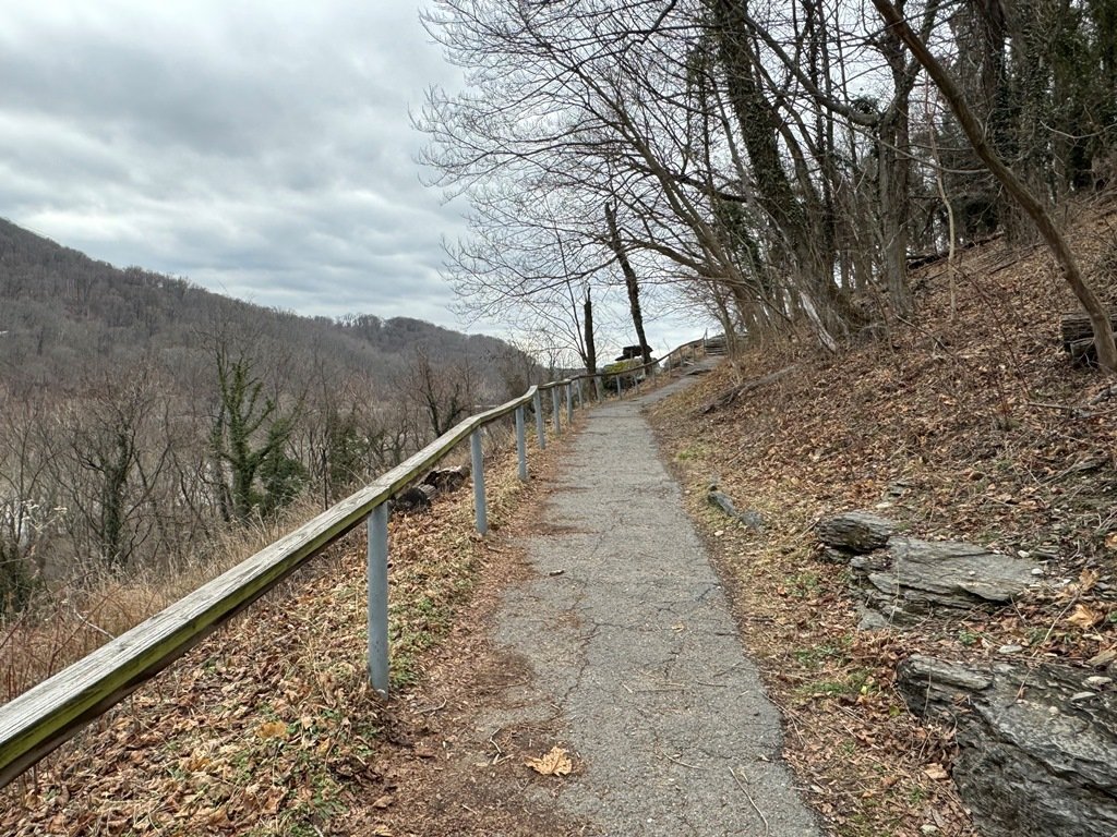 Jefferson's Rock in the distance