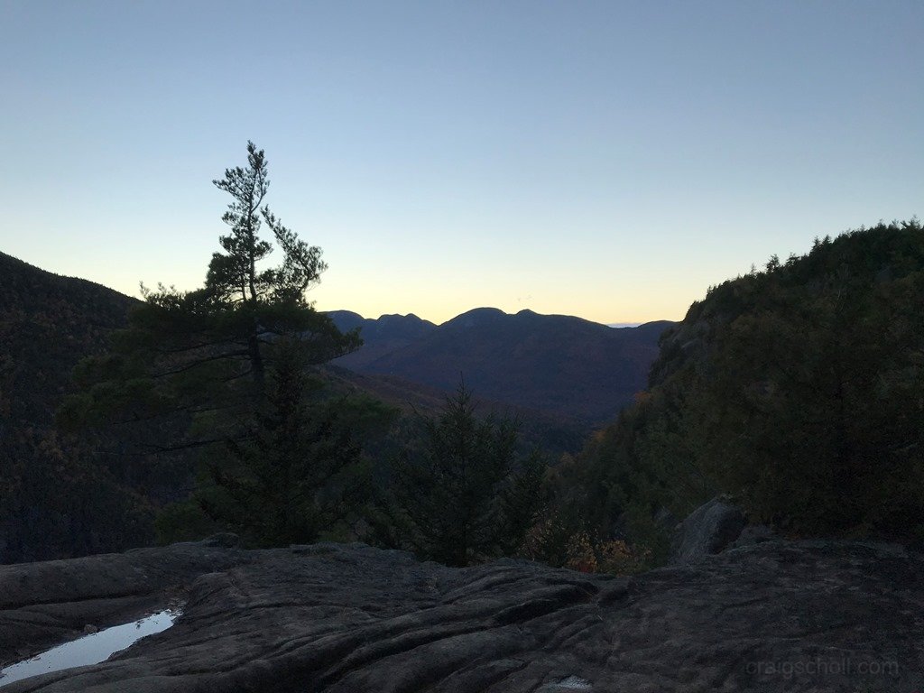 Mountain silhouette