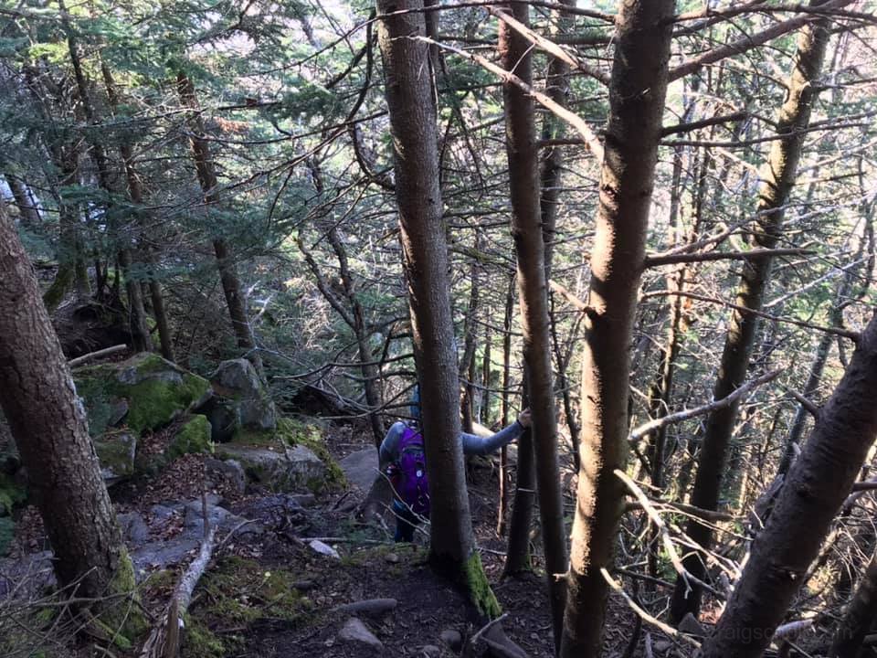 Steep section