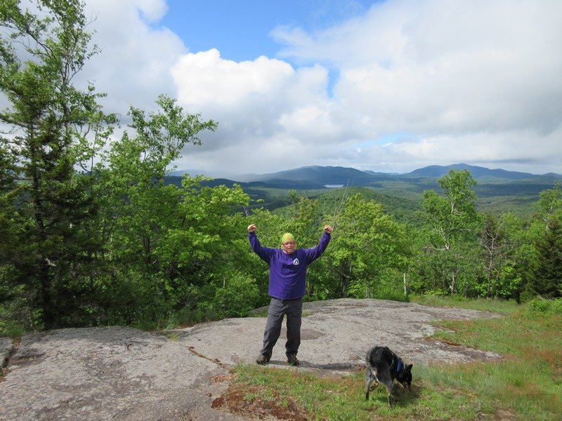 The views behind me