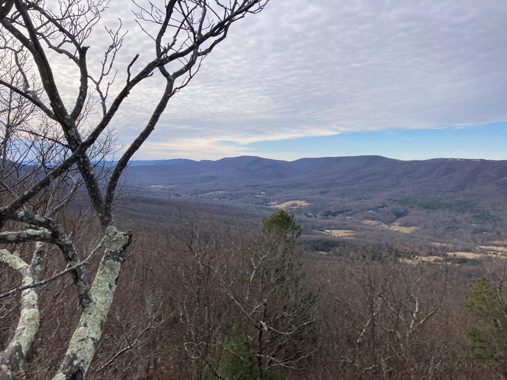 View WSW from lookout
